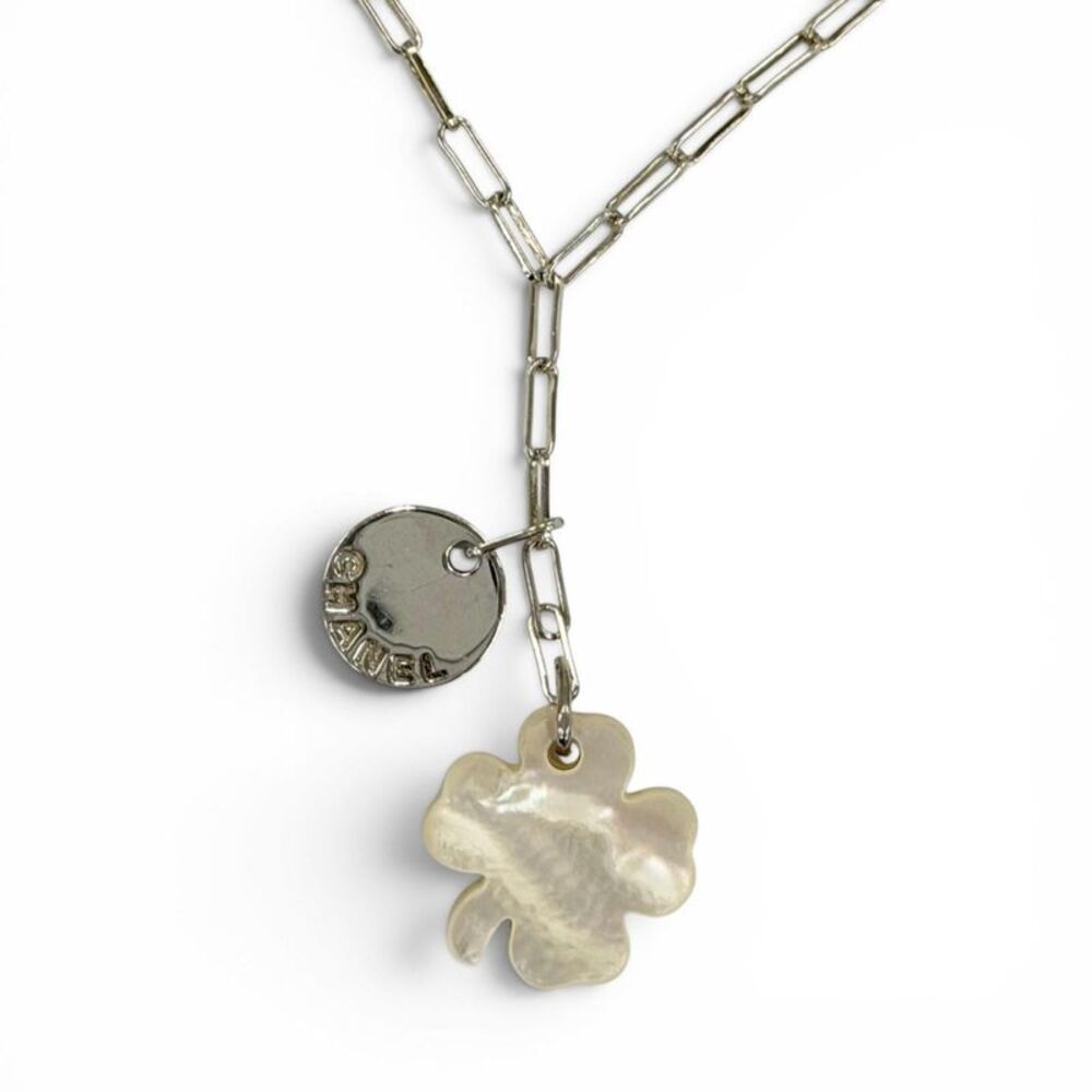 Chanel Clover Pendant Necklace